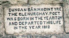 [Inscription on the Duncan Ban MacIntyre Memorial]